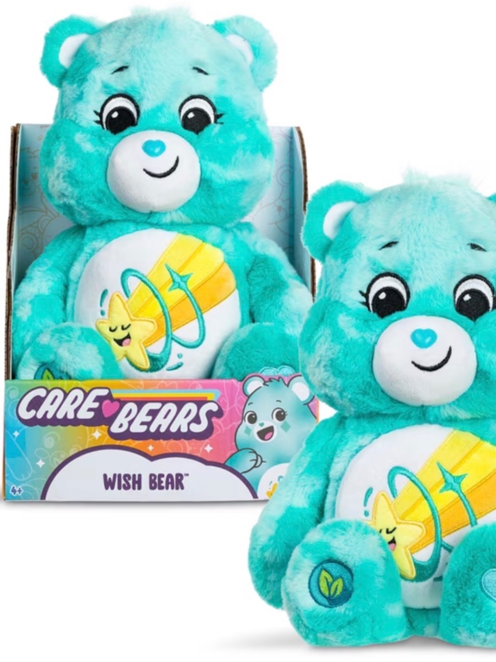 Care Bears - 14" Medium Plush - Color Splash Collection - Wish Bear